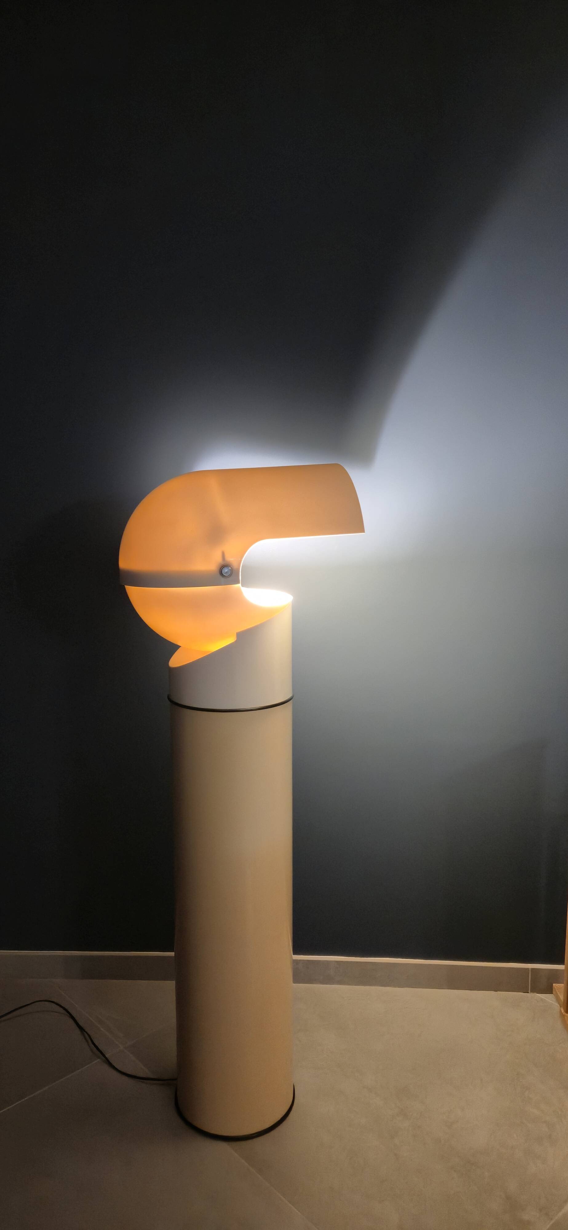 "Pileo Mezzo" floor lamp by Gae Aulenti for Artemide, 1970s