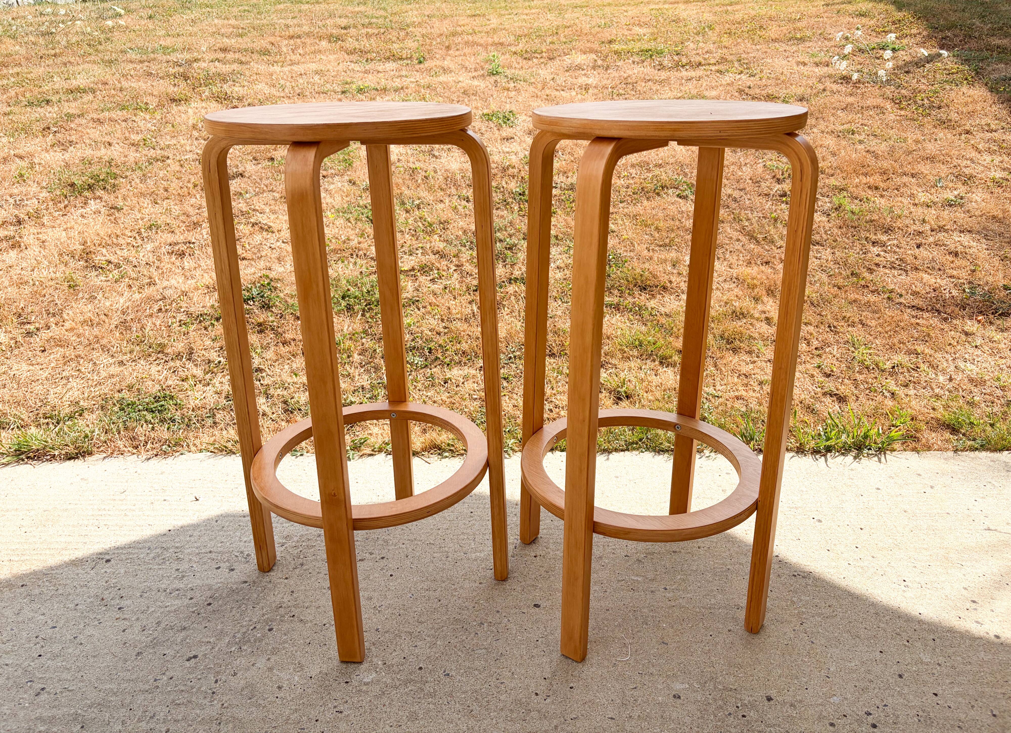 Pair of high stools, Frosta, IKEA, 1980s/90s