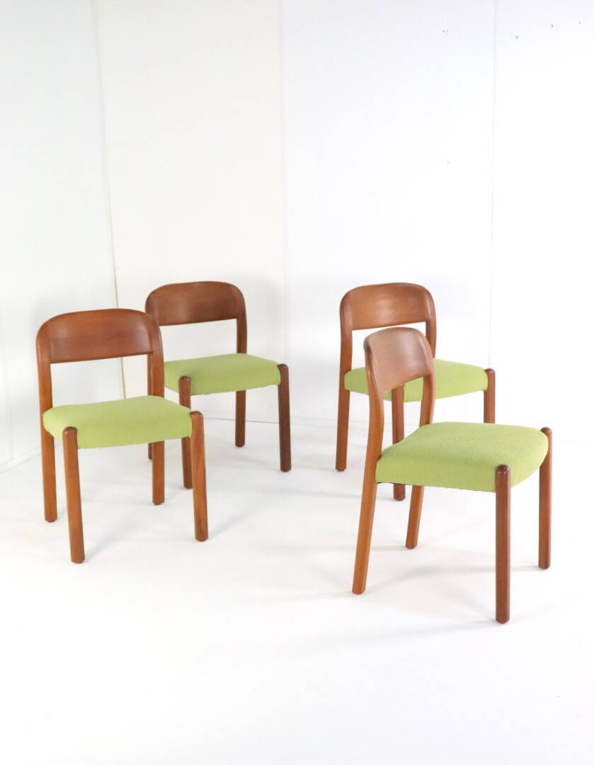 Set van 4 Deense stoelen 'Harte Skov