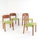 Set van 4 Deense stoelen 'Harte Skov