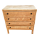 Very pretty stripped and sanded vintage chest of drawers with 4 drawers from the 1960s-1970s.