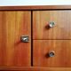 Enfilade furniture tv Scandinavian teak 60s