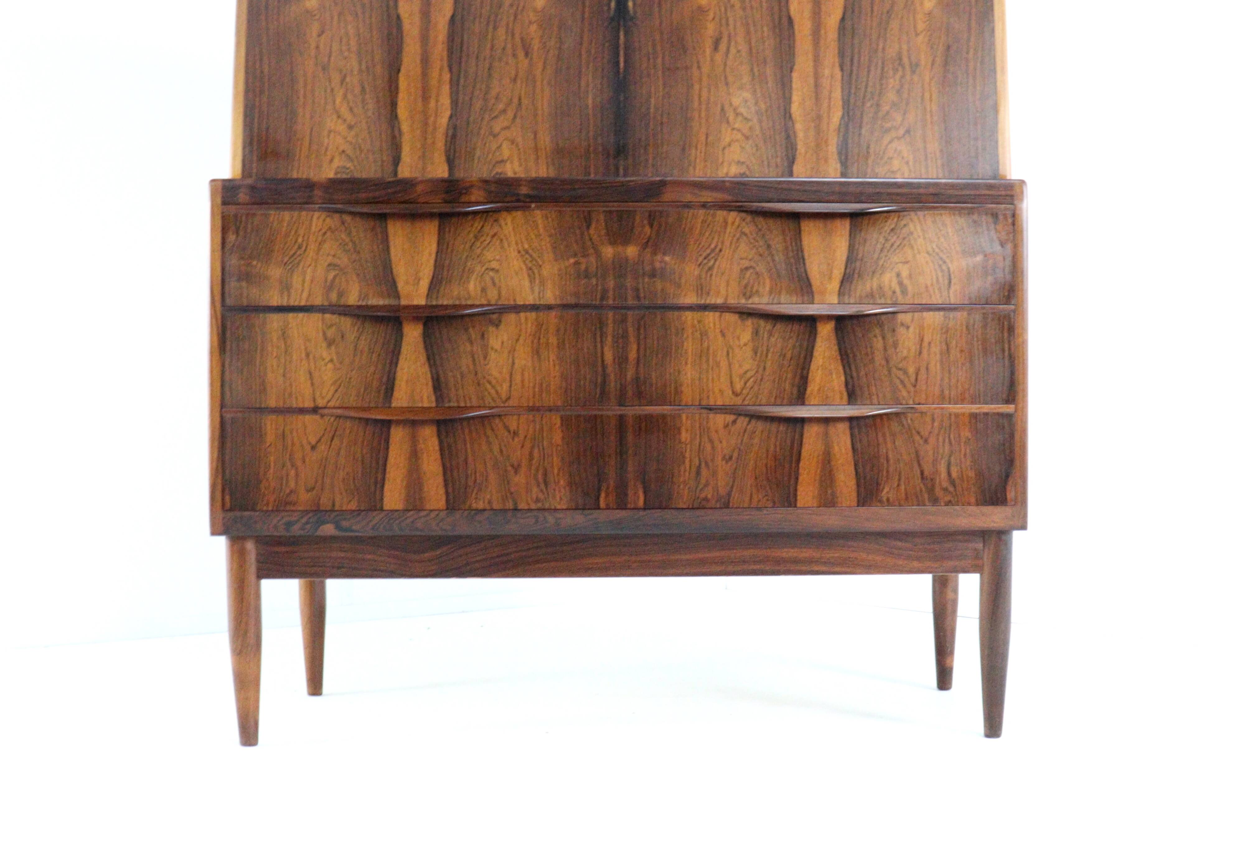 Secretary Erling Torvits for Klim furniture factory in rosewood.