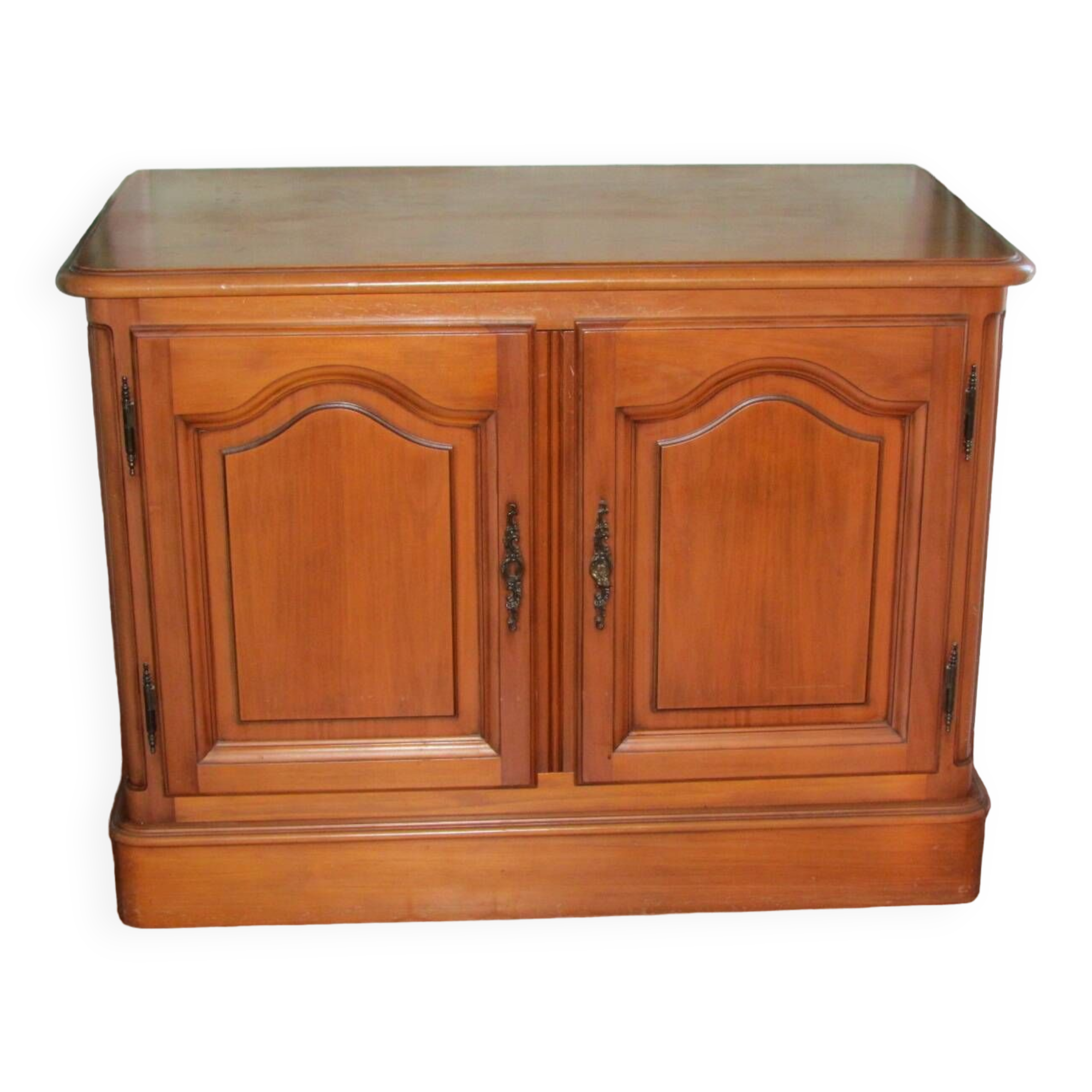 Louis Philippe style cherry wood bar buffet, 1980s
