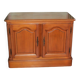 Buffet bar de style Louis Philippe en merisier, 1980s