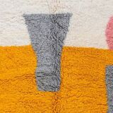 Large handmade pure wool rug, 200 x 300 cm