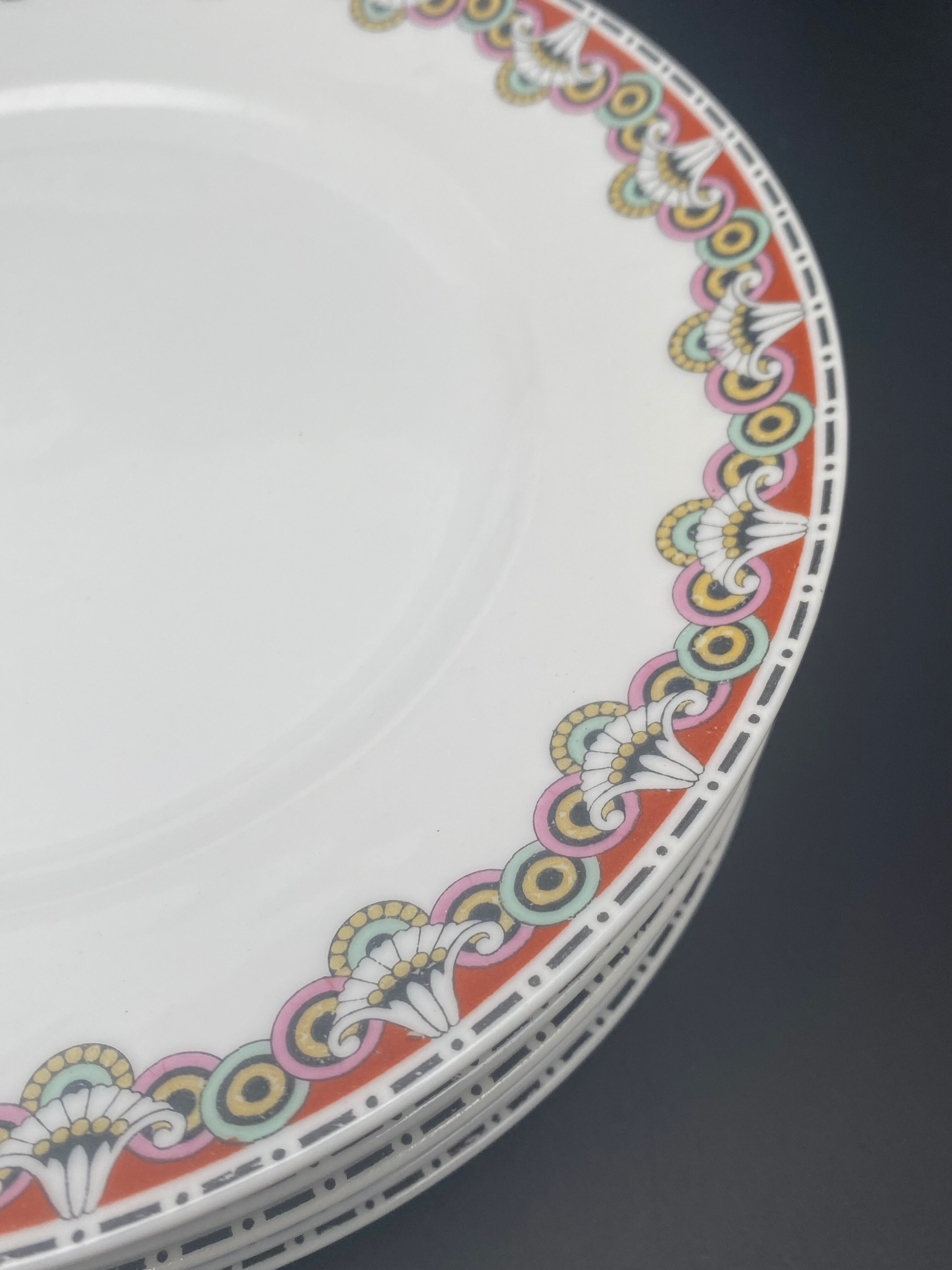 Service porcelain plates Limoges collab Bernardaud