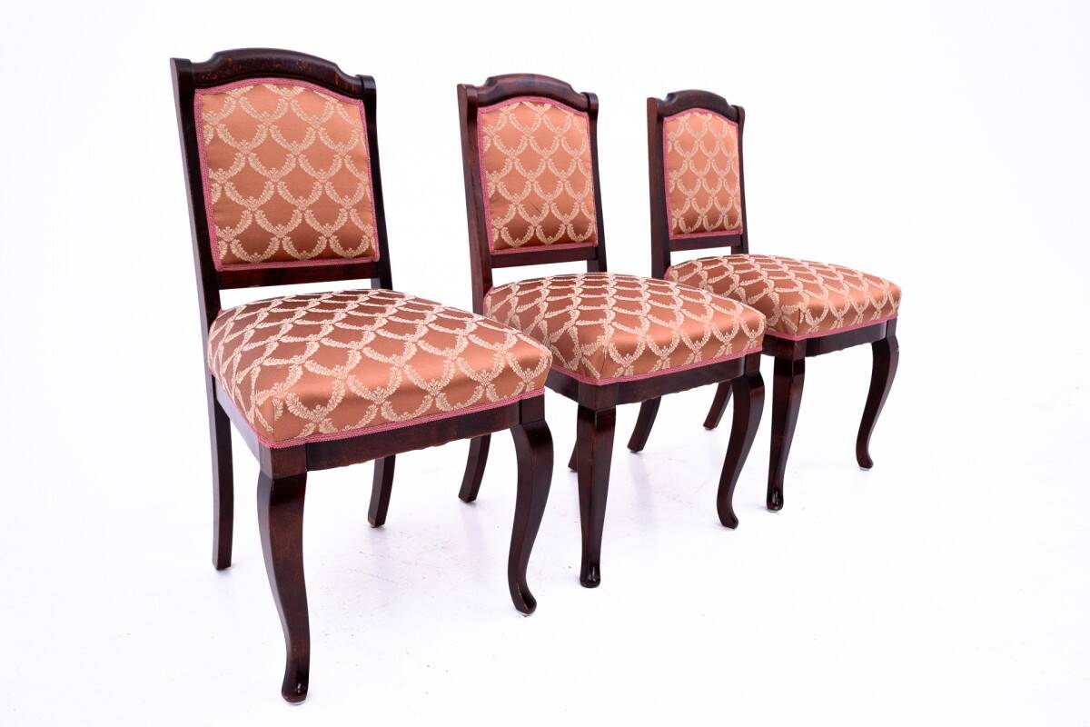 Chairs, Northern Europe, circa 1900.