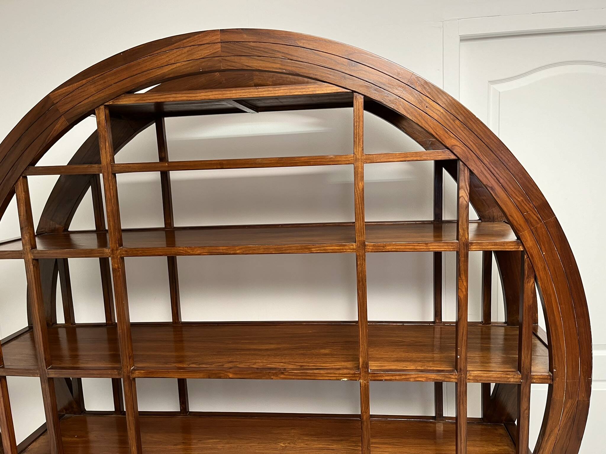 Bibliothèque en teck Asiatique vintage