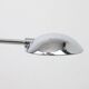 Vintage arc table lamp in white and chrome from meblo, 1980s