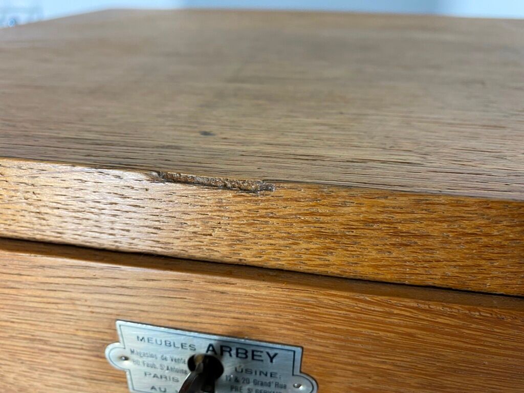 1950 Oak Curtain Binder Furniture