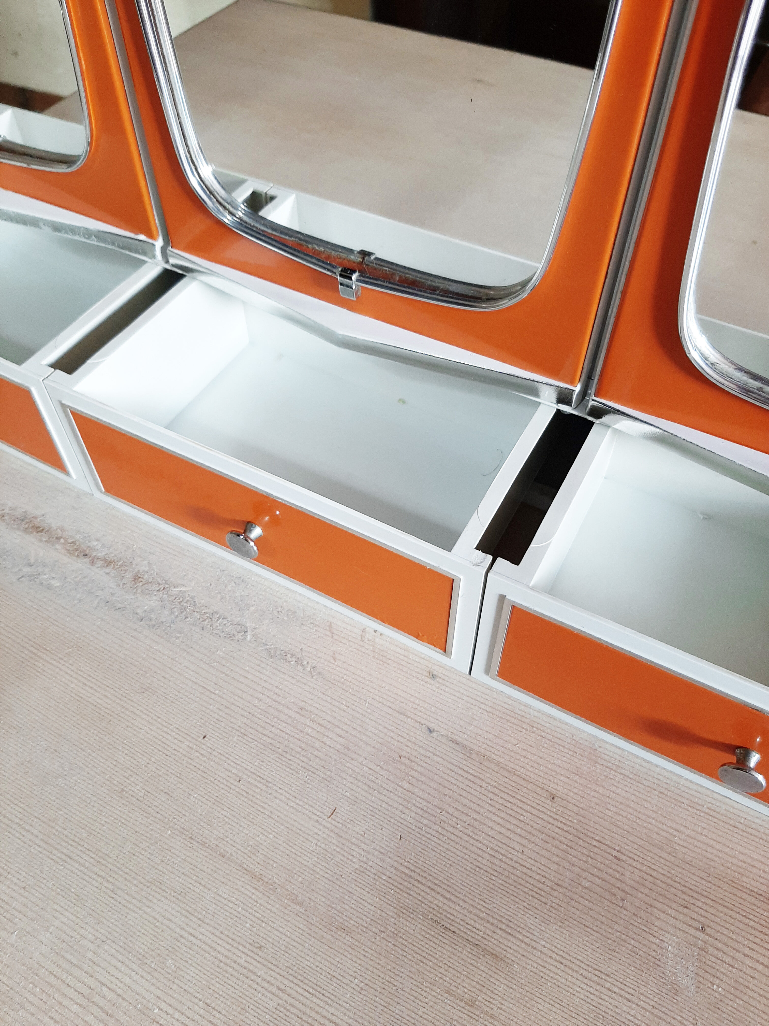 Armoire miroir de salle de bain 1970