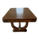 Table bois massif art déco