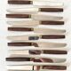 Vintage stainless steel and wood knives