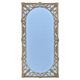 Hollywood Regency Wall Mirror in Brass, Neoclassical Style, 1950s