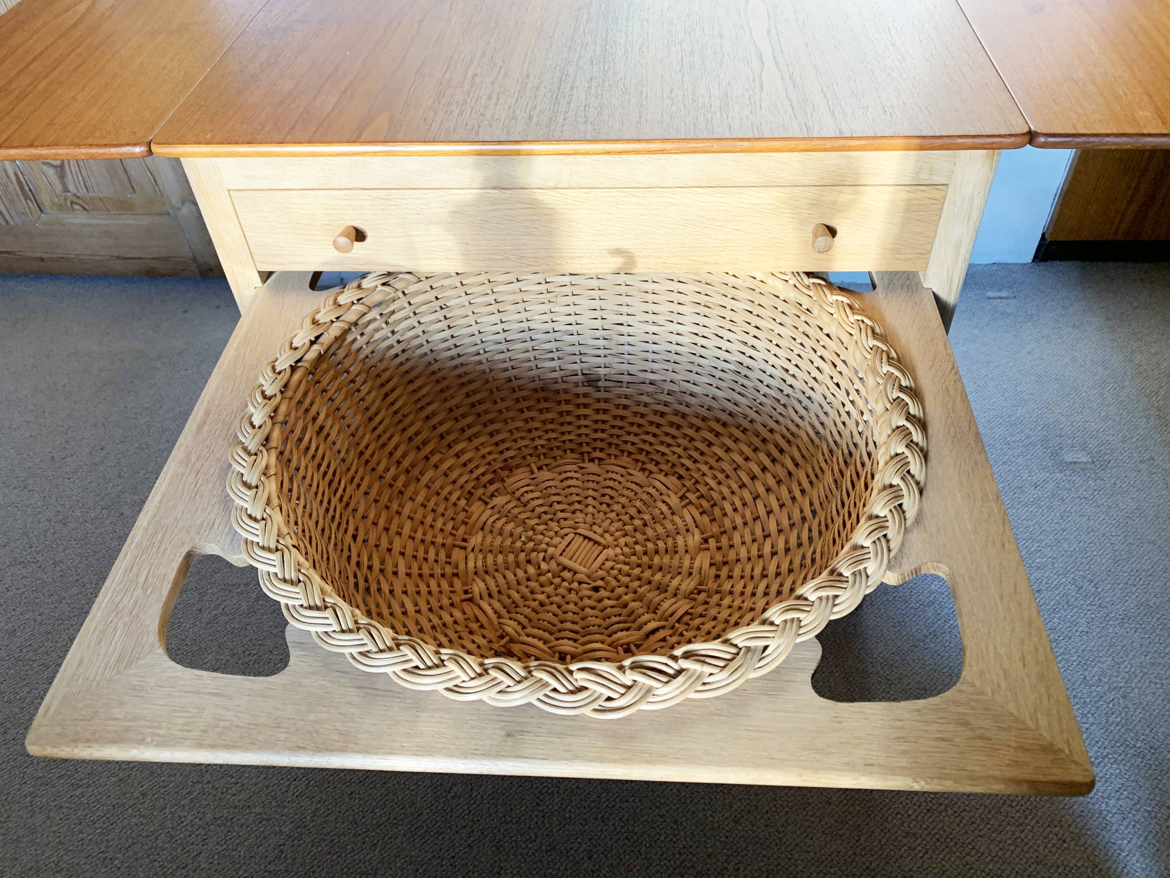 Danish design sewing table Hans Wegner edition Andréas Tuck 1950