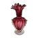 Murano glass vase, tinted and bubbled.