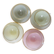 4 vintage harlequin cups and saucers in Arcopal 221043