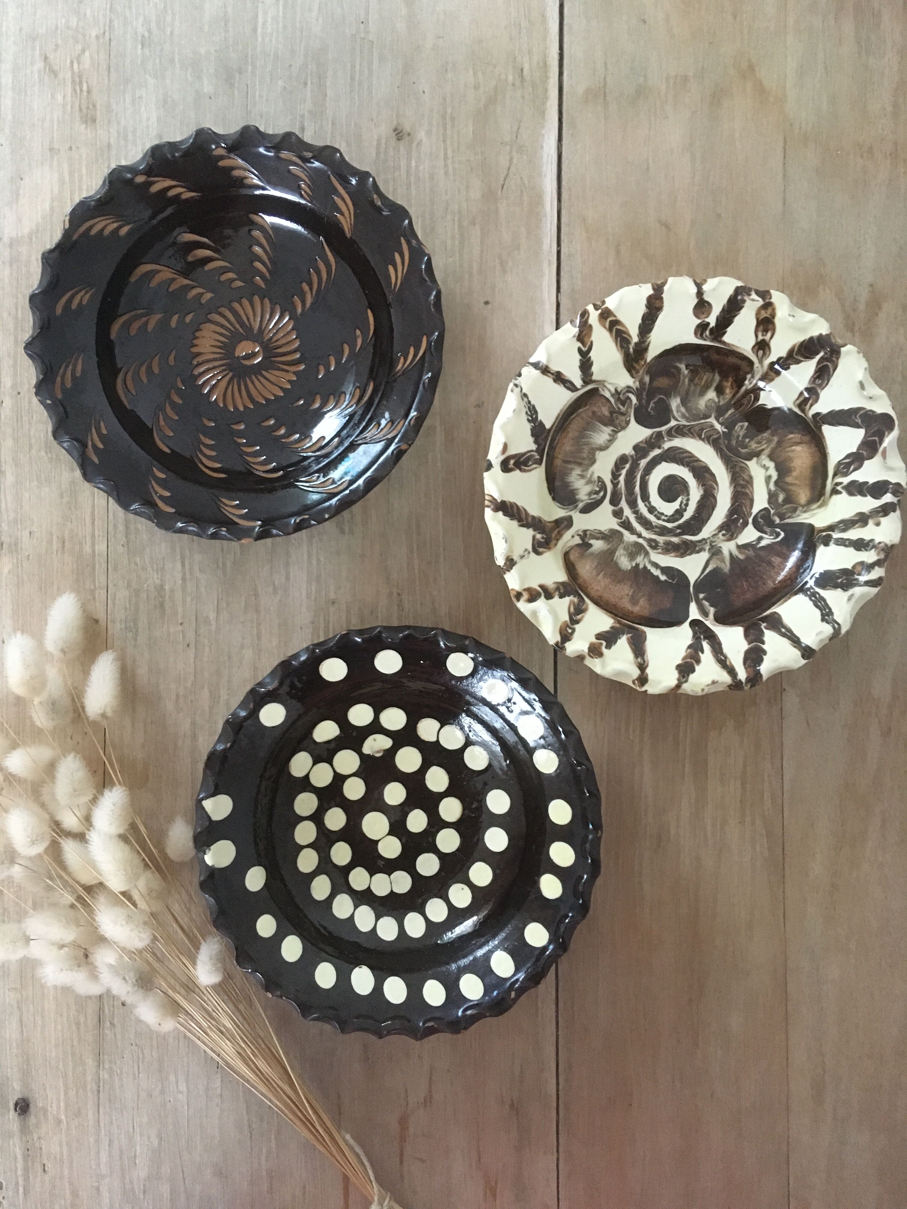 Trio de coupelles artisanales en céramique