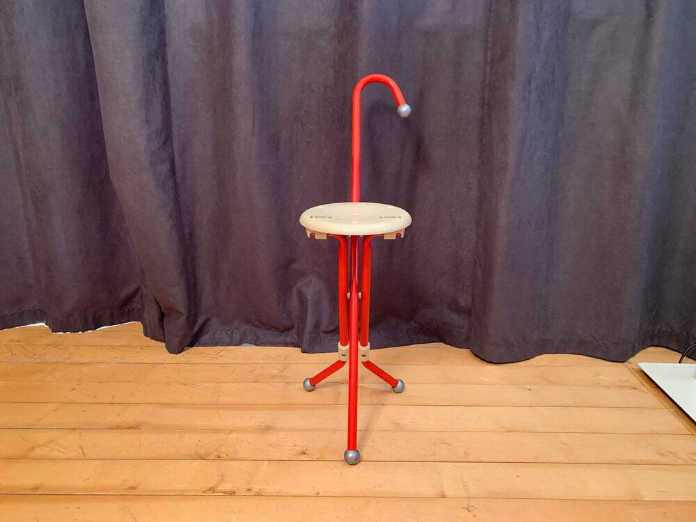 Vintage folding chair by Ivan Loss for Ulisse, Italy, 1980s