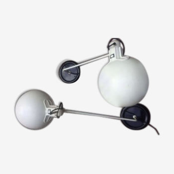 Paire de lampes articulées par Guzzini