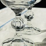 Set of 6 Bohemian crystal glasses