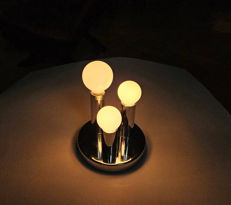 Mid-Century Modern Wall or Ceiling Lamp, Flush Mount, Sölken Leuchten, 1970