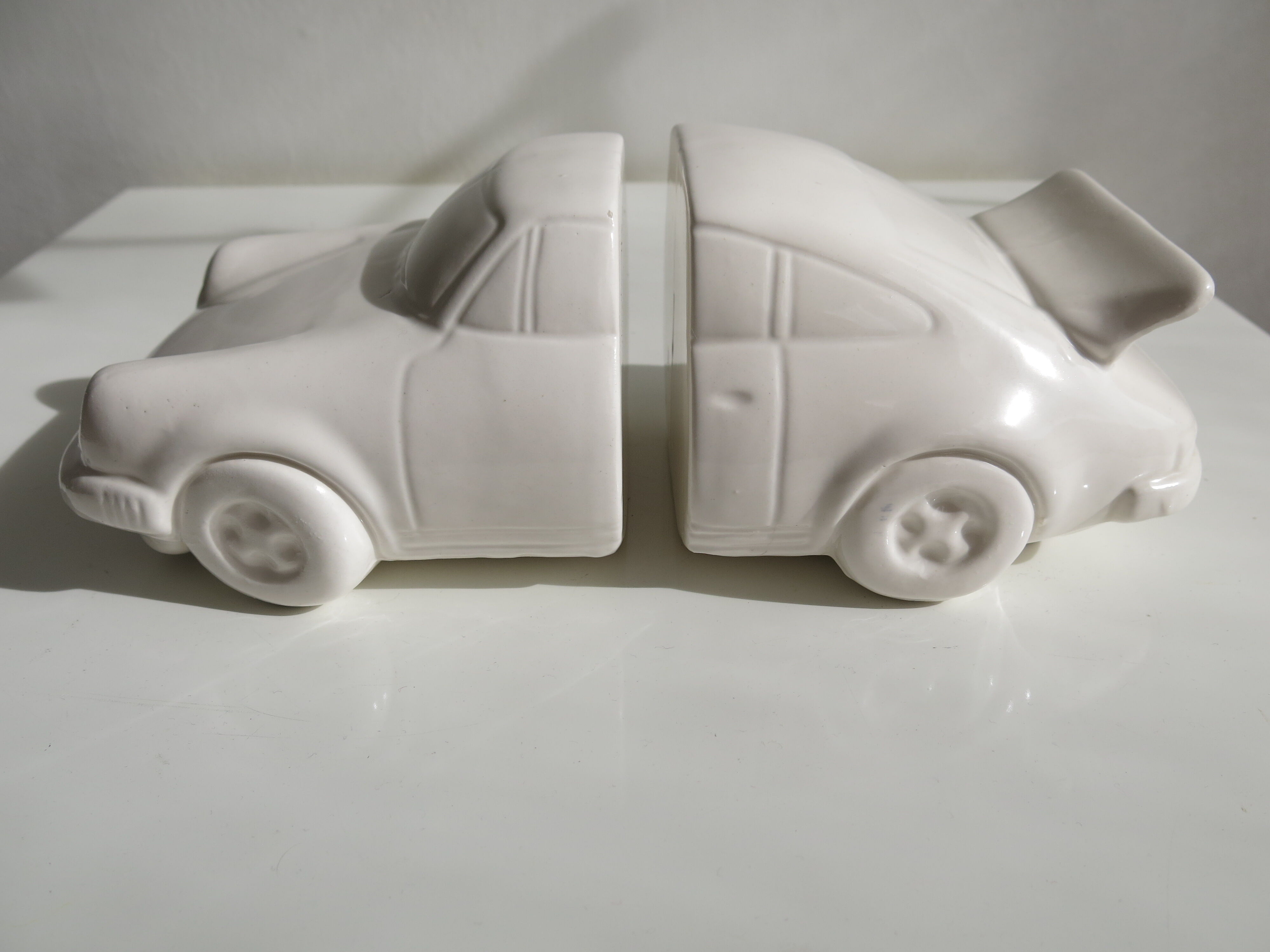 Pair of vintage Porsche 911 bookends