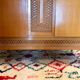 Wood cabinet and rattan 60s