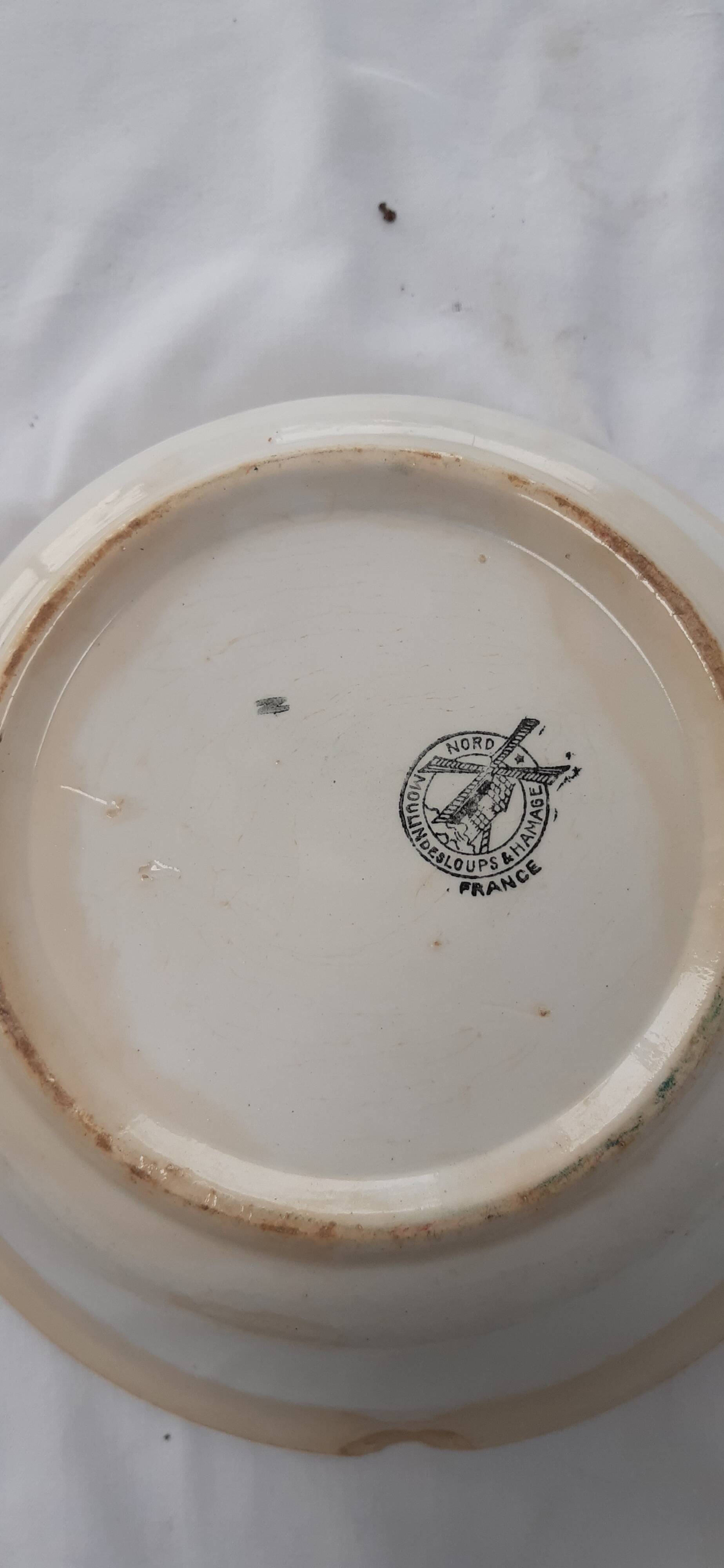 Old salad bowl, Moulin des loups Hamage