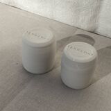 2 hand-turned porcelain cups