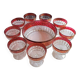 Salad bowl and cups