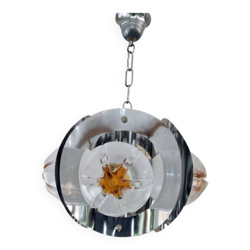 Chandelier Murano Mazzega by Toni Zuccheri. Blown glass.