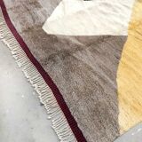 Moroccan Berber carpet M'rirt with colored flat areas 321x266cm