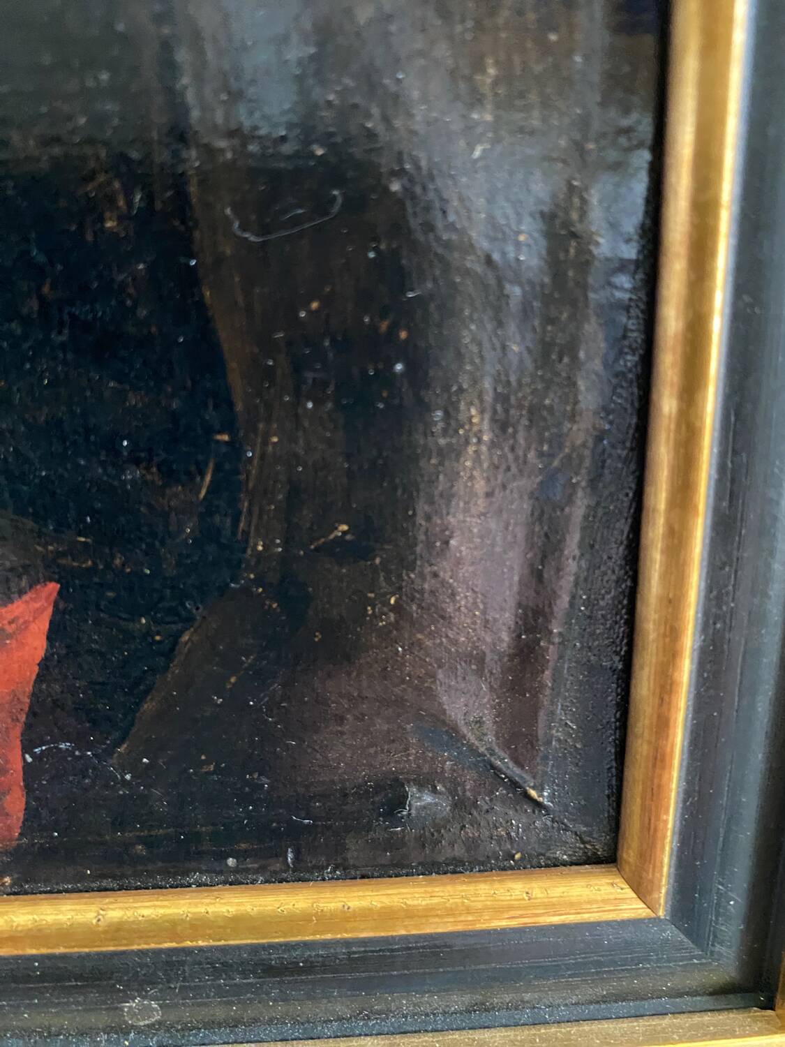 Portrait old soldier 19th