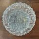 Plafonnier rond en verre vintage 24cm