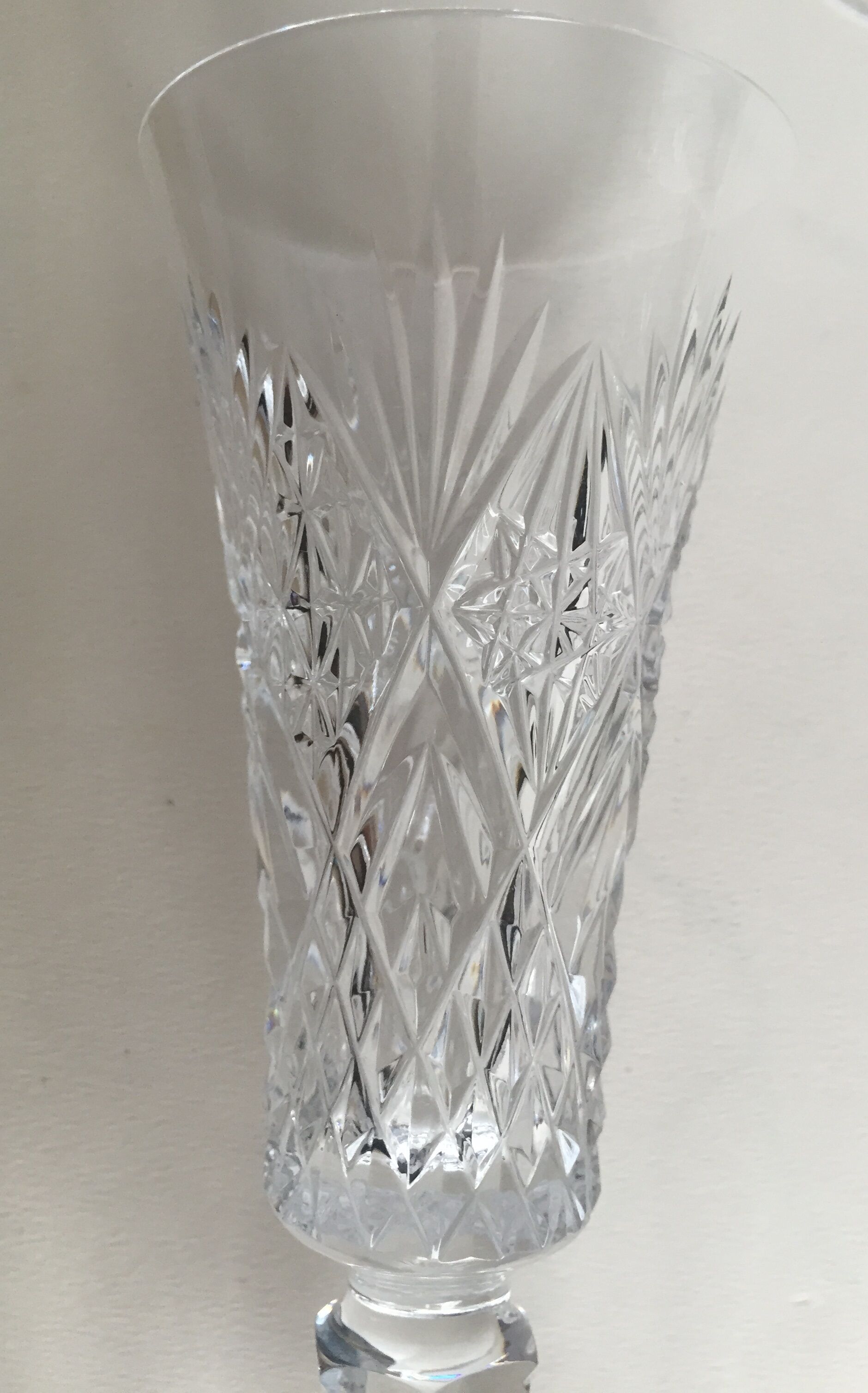 Set of 6 St. Louis champagne glasses