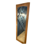 Oak mirror