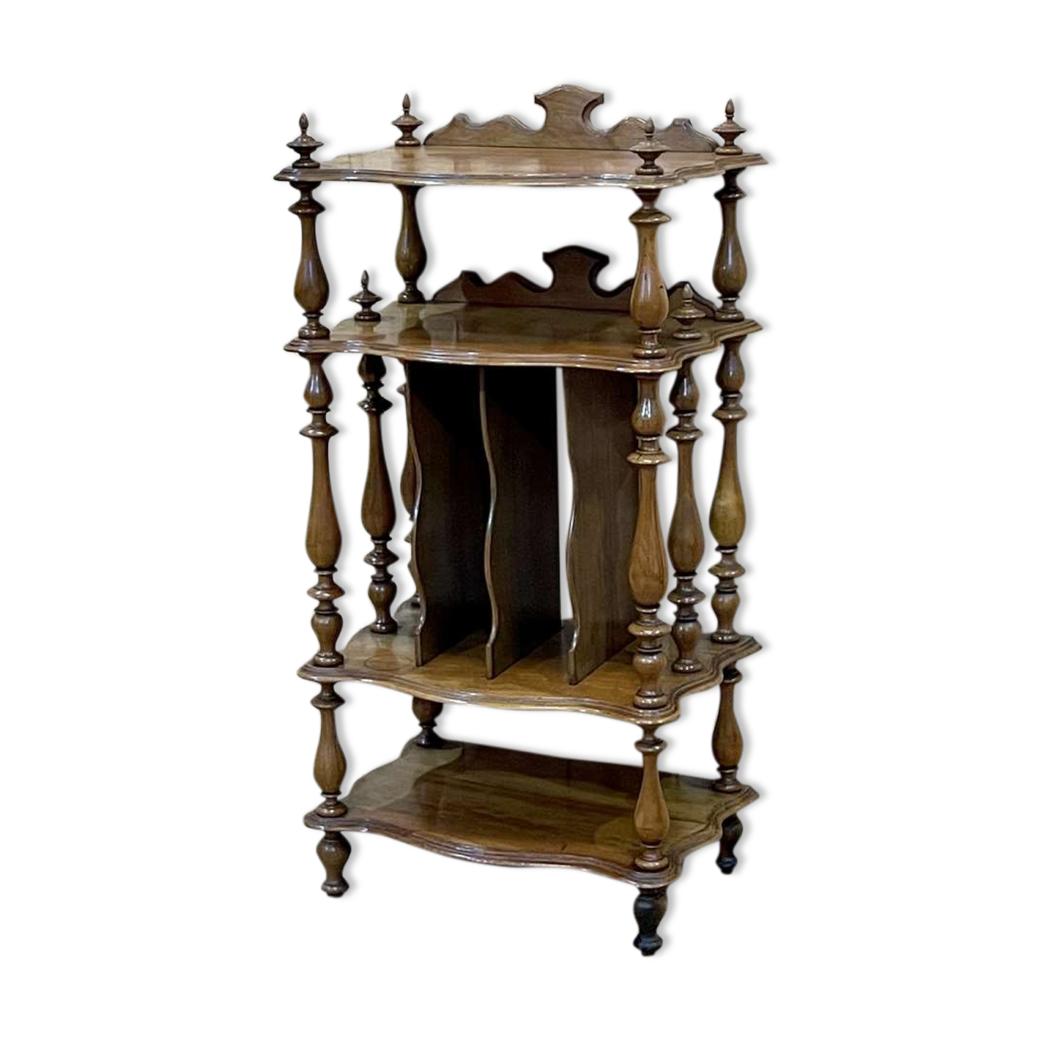 Sheet music cabinet nineteenth in walnut