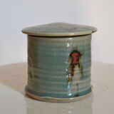 Japanese ceramic raku pot or tea box