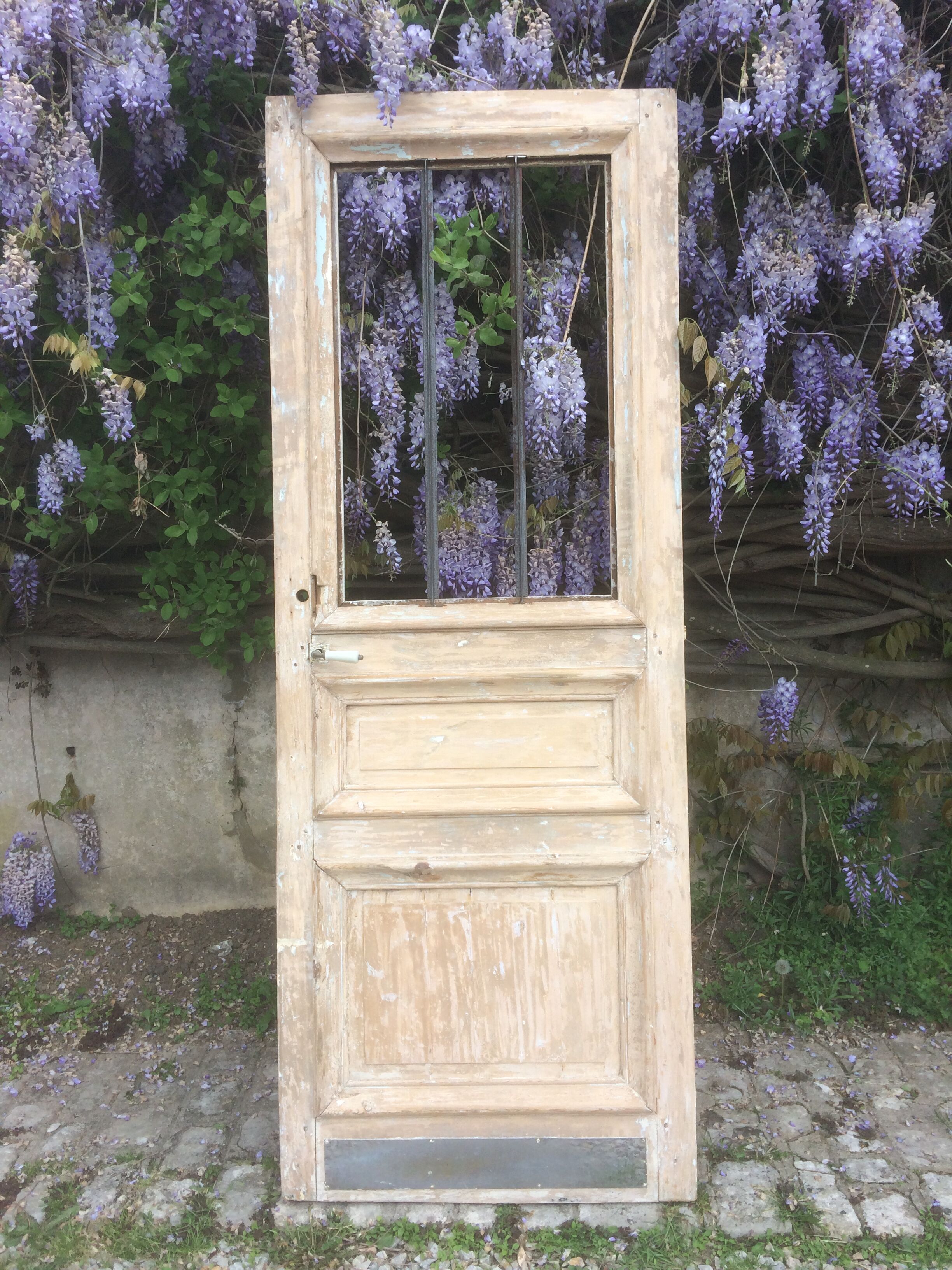 Glass workshop door