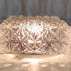 Ceiling light or wall sconce in moulded glass - mid 20th century.