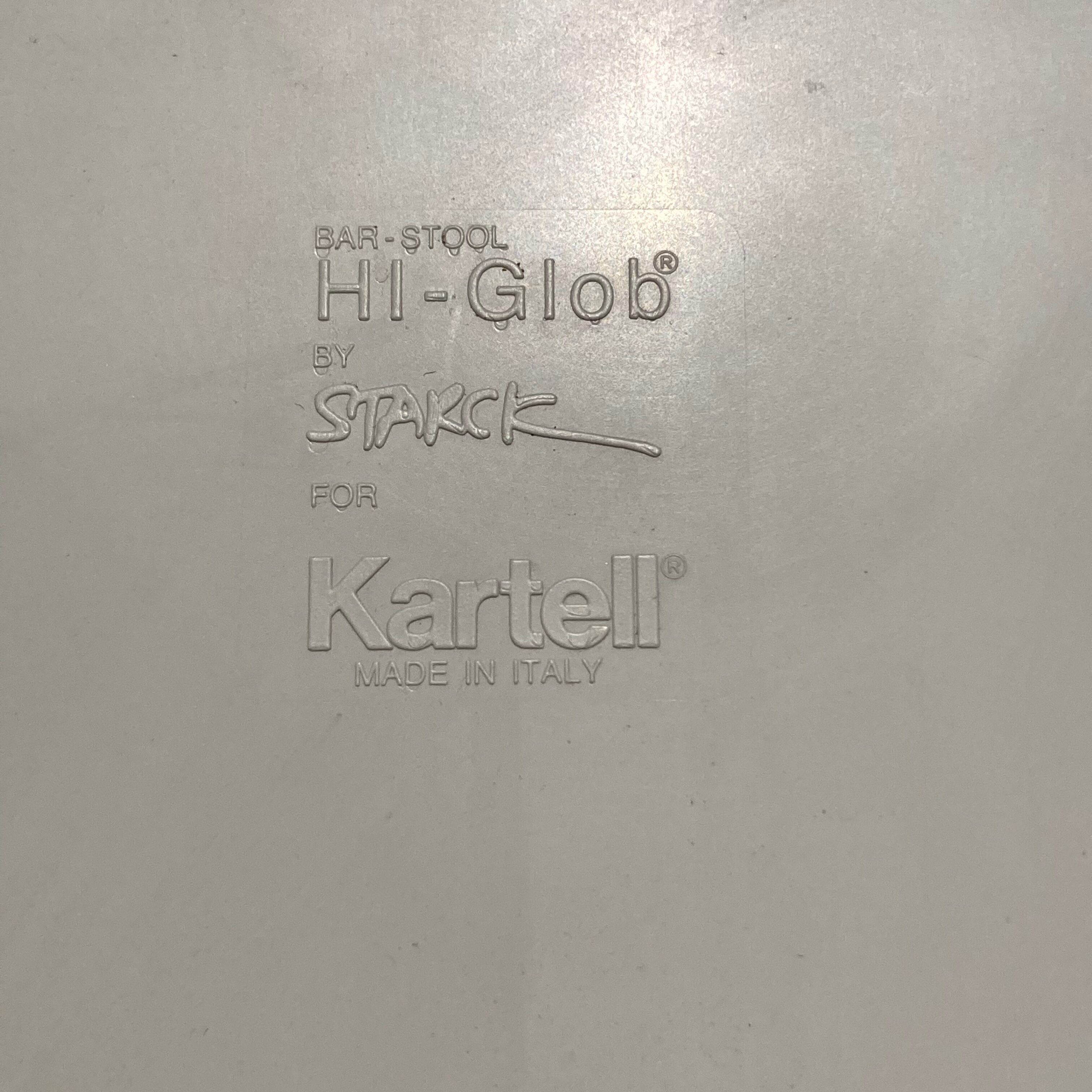 Hi-Glob bar stool by Philippe Starck for Kartell Italy