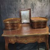 Nineteenth century dressing table in veneer wood