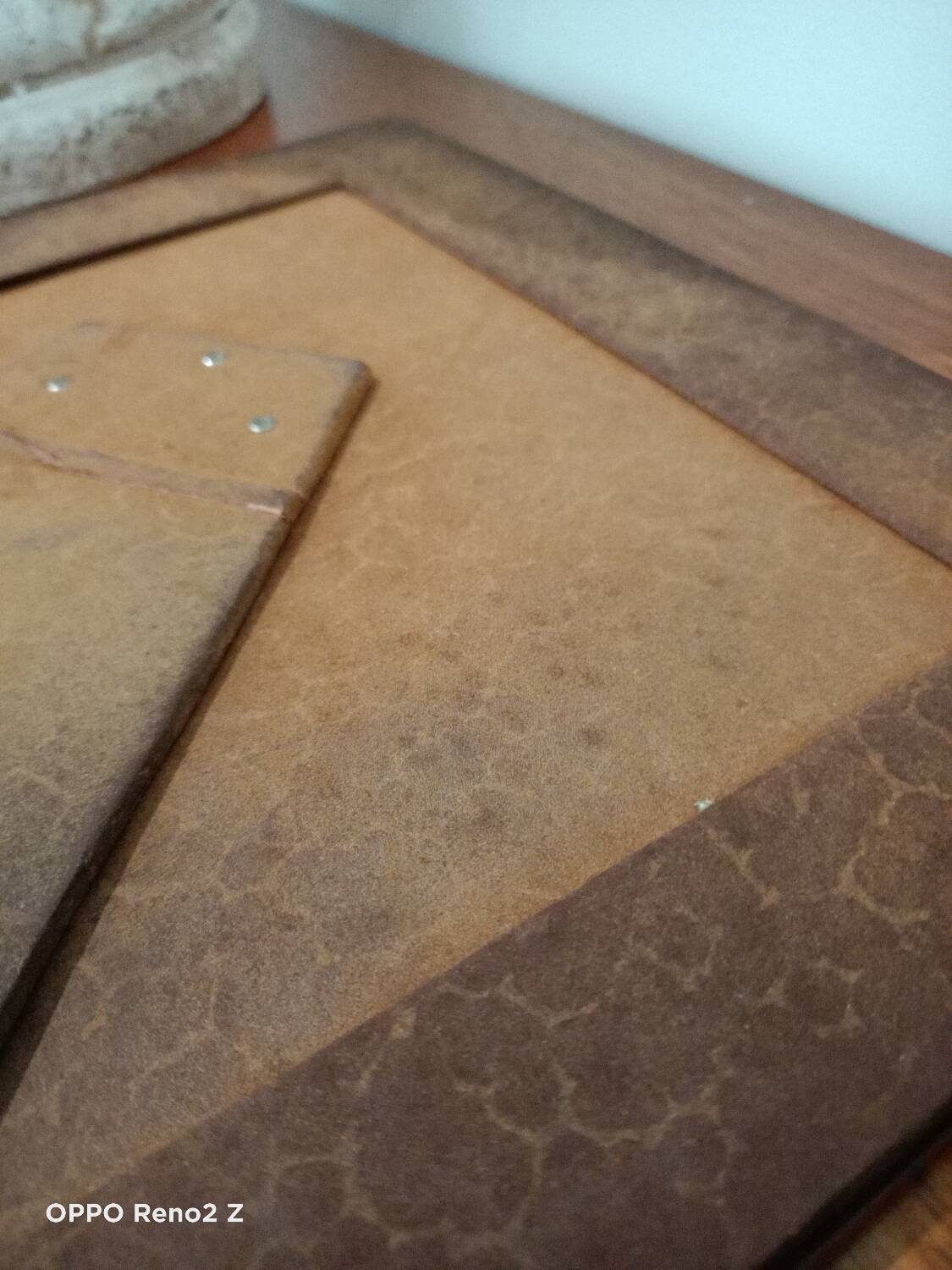 Large chiseled mirror photo frame