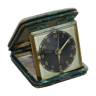 Horloge et réveil de voyage pliable ancien vintage
