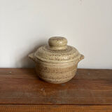 Stoneware sugar bowl