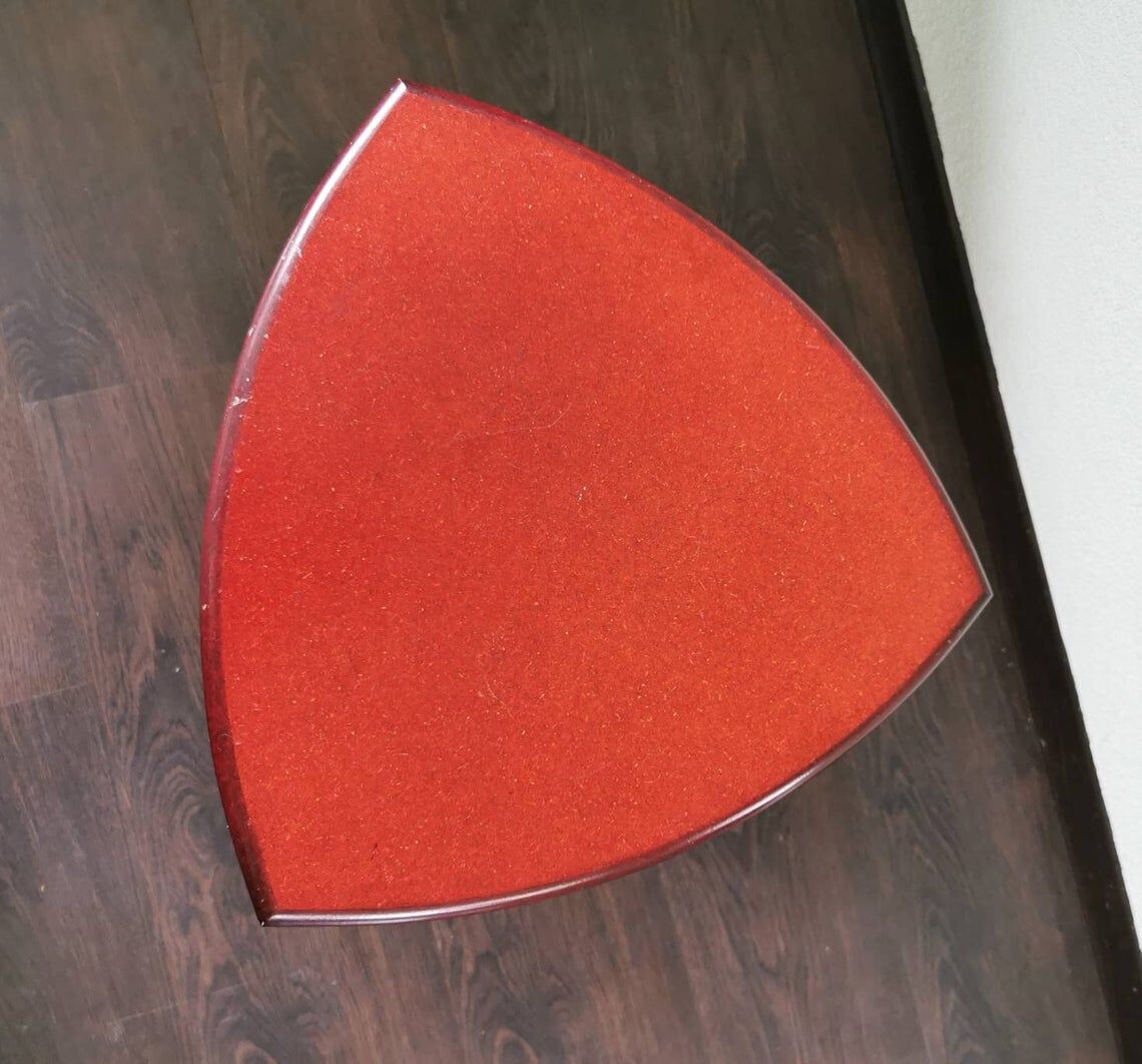 Wooden 1970s tabouret