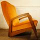 Armchair "Kangaroo" in velvet feet compass