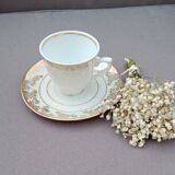 4 coffee cups by Philippe Deshoulières in Limoge porcelain